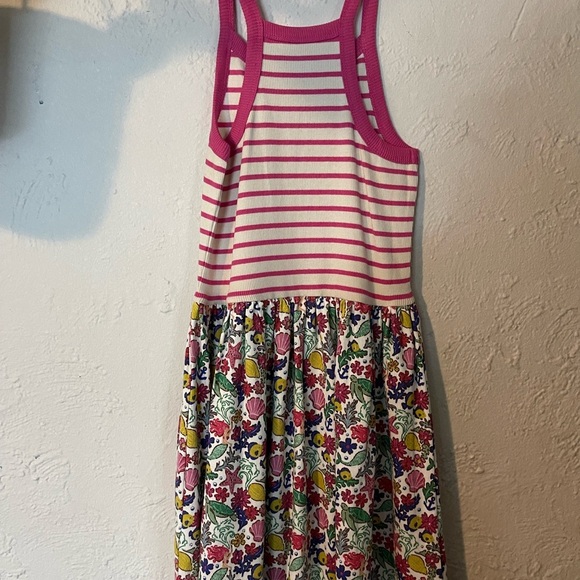 MINI BODEN KIDS' STRAPPY HOTCHPOTCH DRESS MULTI MERMAID DITSY GIRLS BODEN - Picture 6 of 6